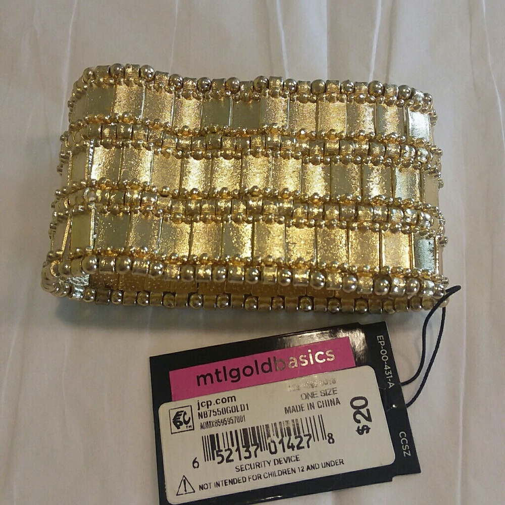 Goldtone Stretch Bracelet